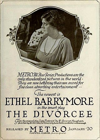 <i>The Divorcee</i> (1919 film) 1919 film by Herbert Blaché