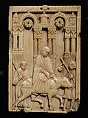 The Journey to Bethlehem, about 110-1120 AD, South Italian, Amalfi, ivory - Cleveland Museum of Art - DSC08614