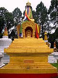 The Golden Chorten near Tashiding Monastery