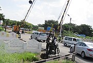 Thudiyalur railway gate coimbatore 1.jpg