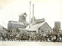 Mine No. 7 ("Queen Bess") at Thurber, Texas, around 1901. Thurber, Texas.jpg