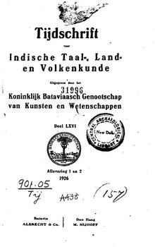 Tijdschrift voor Indische Taal- Land- en Volkenkunde, LXVI.pdf