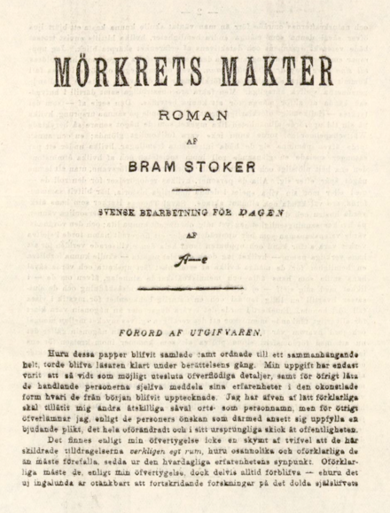 Title page of Mörkets Makter from Dagen.png