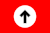 Runa di Tiwaz su una bandiera - Tiwaz-Rune auf Flagge.gif