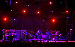 The Mars Volta on stage at the Vegoose Festival.