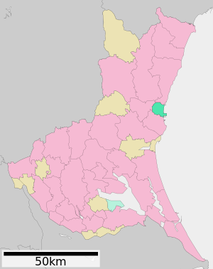 Tokai in Ibaraki Prefecture Ja.svg