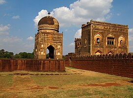 The Tomb of Ali Barid Shah Which looks like a simple monument from outside turns out to be one of the most finest examples of Islamic architecture and beauty. shot at Bidar in Karnataka, India