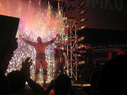 Tomko with A.J. Styles as TNA World Tag Team Champions.