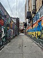 * Nomination: Graffiti Alley, Toronto --Another Believer 18:47, 18 November 2023 (UTC) * Review This seems to have CA issues (some of the power lines appear to be violet). And please fix the filename. --Plozessor 08:08, 19 November 2023 (UTC)