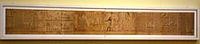 Full view of the surviving papyrus Totenbuch der Nehem-es-Rataui Museum August Kestner Hannover 1 (cropped).jpg