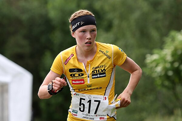 Tove Alexandersson at the Junior World Orienteering Championships 2010