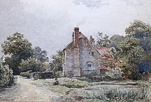 Towerhill Manor, as portrayed by Lewis Pinhorn Wood in 1880, was bought by Sir Edward Bray of Vachery in 1550 and remained in the Bray family until 1972. Towerhill Manor, Gomshall (1880) by Lewis Pinhorn Wood.jpg