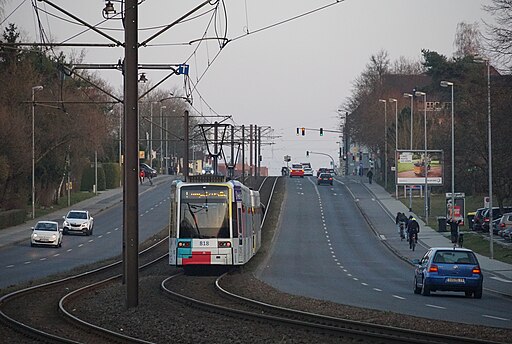 Tram Flexity Classic Schwerin Büdnerstraße 3