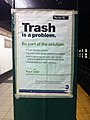 Program for removing garbage bins from stations