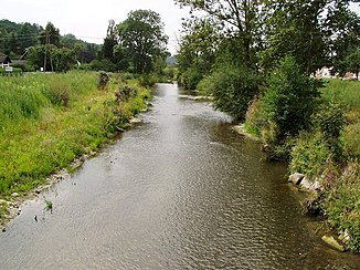 Trattnach in the municipality of Wallern an der Trattnach