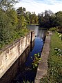 View from bottom/first lock of the triple locks in Roscoe Village