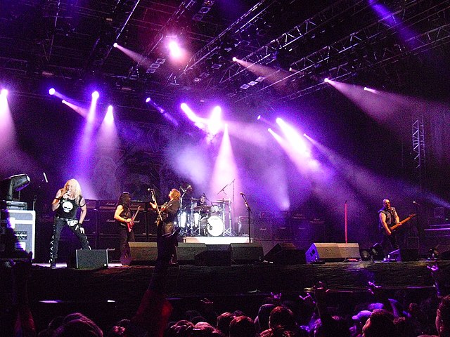 Twisted Sister performing at Norway Rock Festival in 2010