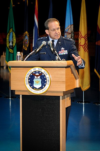 File:U.S. Air Force Maj. Gen. Timothy A. Byers, the Civil Engineer, Headquarters U.S. Air Force, addresses the audience during his retirement ceremony at Conmy Hall on Joint Base Myer-Henderson Hall in Arlington 130621-A-WP504-163.jpg