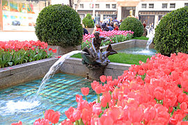 Channel Gardens a Rockefeller Centerben