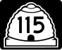 State Route 115 işaretçisi