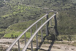 A20 Messina-Palermo torrent Tusa zone.