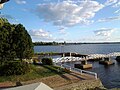 View of Bridge and Britannia park from Britannia Yacht Club