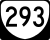 State Route 293 marker