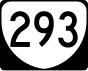 Маркер State Route 293