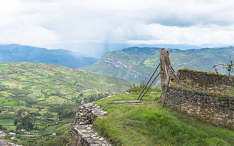 View from the Kuelap fortress of the Chachapoyas