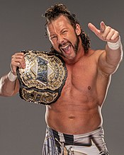 Kenny Omega, the first AEW Triple Crown Winner WMC AEWOMEGA-CHAMP.jpg