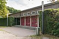 Deutsch: Walddörfer-Gymnasium in Hamburg-Volksdorf, Eingang zu Aula
