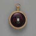 Schmuckuhr, Gold, Perlen Email, silber, Diamanten und Opal, um 1790, Metropolitan Museum of Art