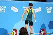 Deutsch: Gewichtheben bei den Olympischen Jugendspielen 2018; Tag 2, 10. Oktober 2018; Jungen 62 kg English: Weightlifting at the 2018 Summer Youth Olympics at 8 October 2018 – Boys' 62 kg