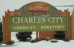 Welcome Sign Charles City, Iowa.JPG