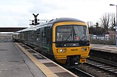 Westbury - GWR 166210 ecs for Frome service.JPG