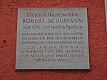 Robert Schumann – Gedenktafel