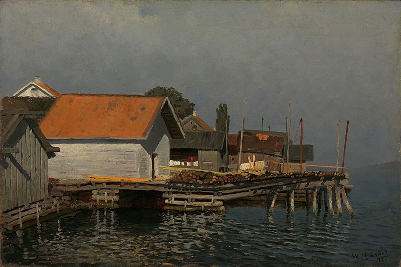 File:Wilhelm Holter - From the Harbour at Langesund - NG.M.03522 - National Museum of Art, Architecture and Design.jpg