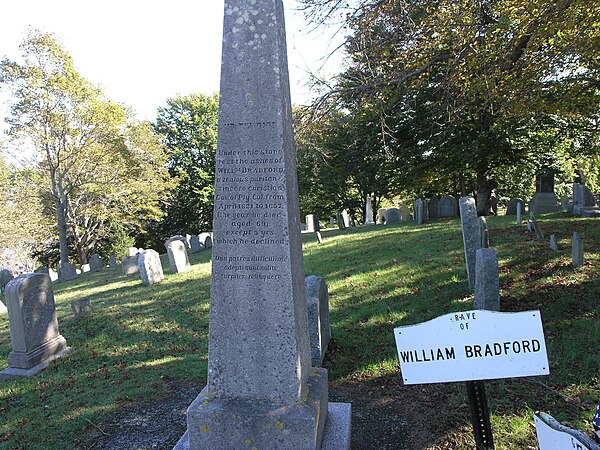 William Bradford's monument