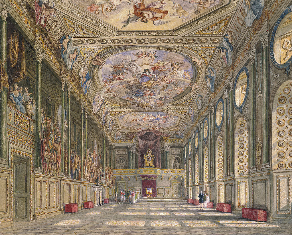 Windsor Castle, St George's Hall, by Charles Wild, 1816 - royal coll 922112 313692 ORI 2.jpg