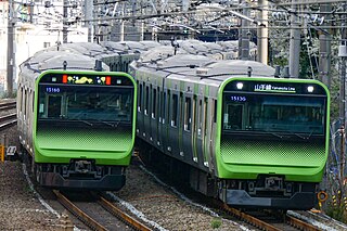 The Yamanote Line is the loop service in Tokyo, Japan, operated by East Japan Railway Company. It is one of Tokyo's busiest and most important lines, connecting most of Tokyo's major stations and urban centres, including Marunouchi, the Yūrakuchō/Ginza area, Shinagawa, Shibuya, Shinjuku, Ikebukuro, and Ueno, with all but two of its 30 stations connecting to other railway or underground (subway) lines.