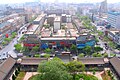 View of Yinchuan looking east from top of Chengtian Temple Pagoda.