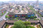 Поглед на Јинчуан са врха градске пагоде