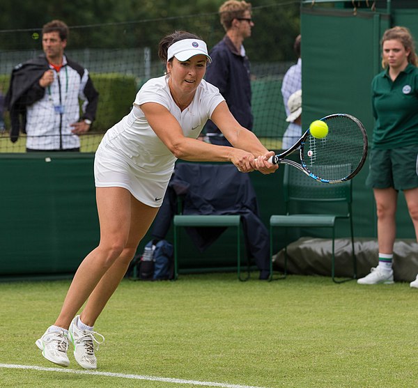 Yuliya at Wimbledon, 2015