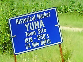 <span class="mw-page-title-main">Yuma, Kansas</span> Ghost town in Cloud County, Kansas