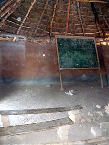 The interior of a rural Zambian primary school ZambianSchool4.JPG