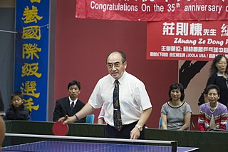 Zhuang Zedong Chinese table tennis player