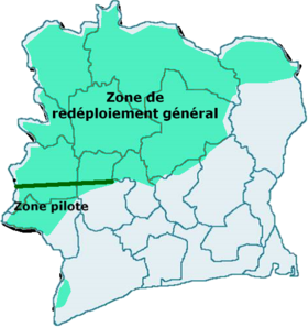 Carte de l'organisation