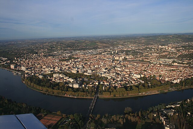 Oktubre 2008 Aerial View of Vichy