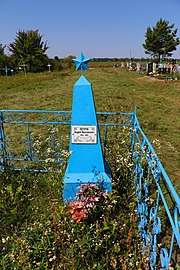 Павлівка, Могила радянського воїна Петрука А.М., центр кладовища.jpg