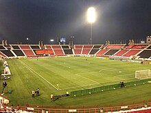 JPG ملعب أحمد بن علي قبل مباراة الريان ونادي الشباب السعودي.